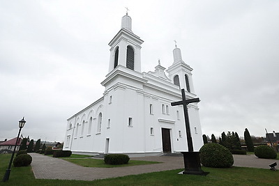 Достопримечательности. Костел Святого Вацлава в Волковыске