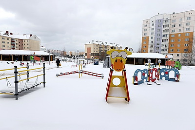 В Витебске готовится к сдаче новый детский сад в микрорайоне Билево-1