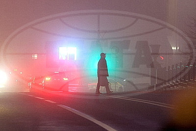 Туманное утро в Минске