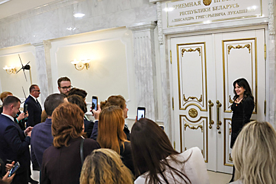 Они называют себя гвардией Президента Беларуси. Рассказываем о новых гостях Дворца Независимости