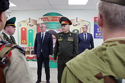 В Минском городском кадетском училище начался учебный год
