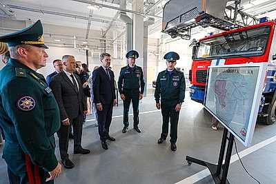 В жилом районе Минска \"Северный берег\" открыли новую пожарную часть