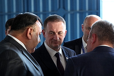 Премьер-министр Беларуси ознакомился с производством АОЗТ \"Агротехсервис\" в Душанбе