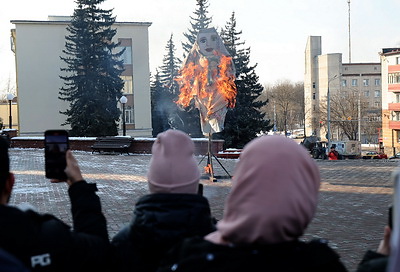 В Витебском медуниверситете прошла интернациональная Масленица