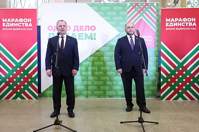 \"Одно дело делаем\": встречи предприятий-партнеров проходят на \"Марафоне единства\" в Гродно