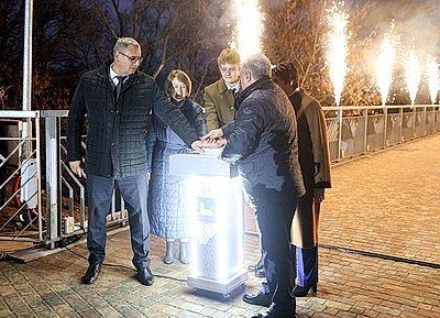 В Гомеле открыли обновленный пешеходный мост через Сож