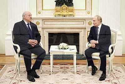 Лукашенко встретился с Путиным