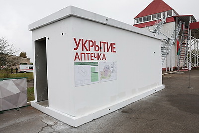В Борисовском районе проходит учение с республиканскими силами гражданской обороны