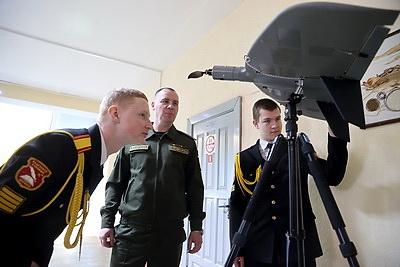 Военную кафедру открыли на базе Белорусско-Российского университета