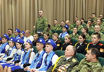 Гомельские пограничники открыли стенд памяти о предках-фронтовиках
