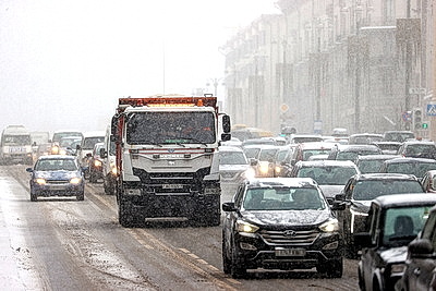 Снегопад в Минске