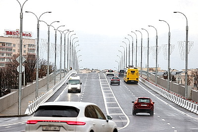 В столице открыли движение по путепроводу между ул.Московской и пр.Независимости