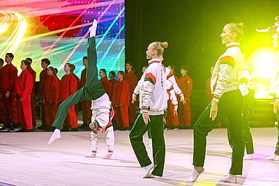 В столичном Дворце спорта проходит праздничное мероприятие к 100-летию спортивной отрасли