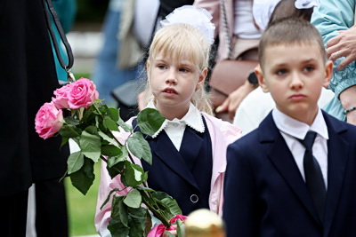 Первый звонок прозвучал для 100 первоклассников витебской гимназии №8