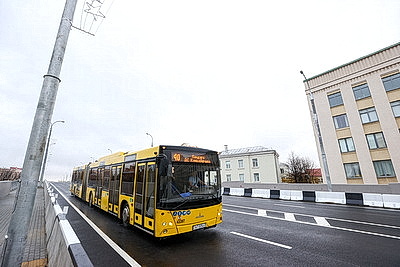 В столице открыли движение по путепроводу между ул.Московской и пр.Независимости