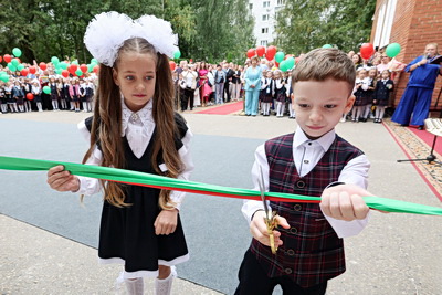 Первый звонок прозвучал для 100 первоклассников витебской гимназии №8