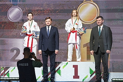 Белорусские каратисты завоевали более 120 наград турнира Belarus Open