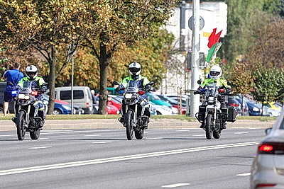 Мотопарад H.O.G. Rally Minsk стартовал от Кургана Славы в праздничный Минск