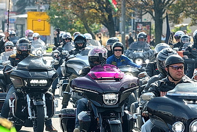 Мотопарад H.O.G. Rally Minsk стартовал от Кургана Славы в праздничный Минск