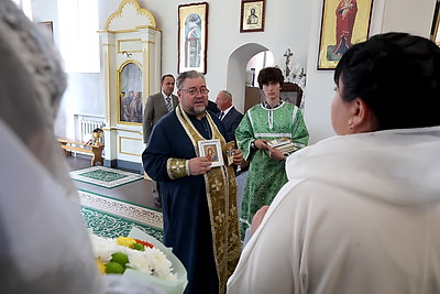 Многодетным женщинам Могилевского района вручили орден Матери в храме Святой Троицы