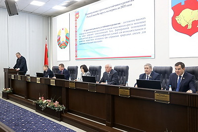 В Микашевичах проходит выездное расширенное заседание Президиума Совета Республики