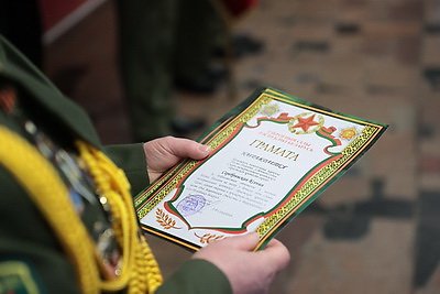 В Брестской крепости в преддверии 23 февраля возложили цветы и почтили память защитников Отечества