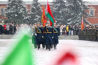 В Брестской крепости приняли присягу более 1,1 тыс. новобранцев
