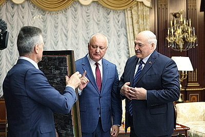 Лукашенко встретился с молдавским политиком и экс-президентом Игорем Додоном