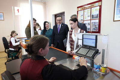Перцов встретился с учащейся молодежью Минского филиала \"БТЭУ ПК\"