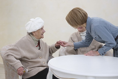 100-летних сестер-близнецов чествовали в Волковыске