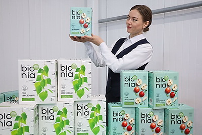 Предприятие по производству соков прямого отжима открылось в Шарковщине