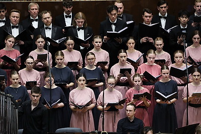 Белорусско-российский молодежный оркестр под управлением Юрия Башмета с успехом выступил в Минске