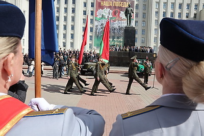 С благодарностью в сердцах. 80-летие Великой Победы отмечают в Могилеве