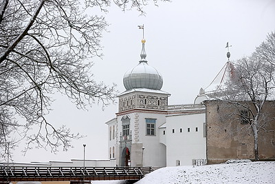 Зимний Гродно. Город накрыло снегом