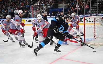 Хоккеисты минского \"Динамо\" отправили шесть безответных шайб в ворота \"Спартака\"