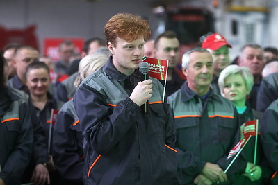 \"Одно дело делаем\": встречи предприятий-партнеров проходят на \"Марафоне единства\" в Лиде