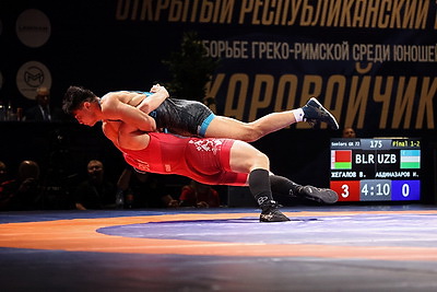 Белорусские борцы завоевали четыре золота на домашнем турнире памяти Караваева