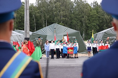 Под Брестом дали старт финалам игр \"Зарничка\", \"Зарница\" и \"Орленок\"