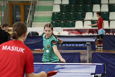Соревнования по настольному теннису проходят в Могилеве