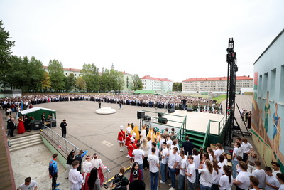 Линейка в День знаний прошла в БНТУ