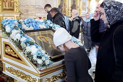 Праздничное богослужение в честь Могилево-Братской иконы Божией Матери состоялось в Могилеве