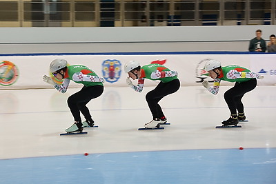 Чемпионат страны по конькобежному спорту проходит на \"Минск-Арене\"