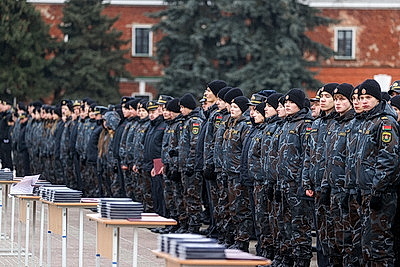 Более 500 учащихся произнесли в Брестской крепости клятву воспитанников военно-патриотических клубов