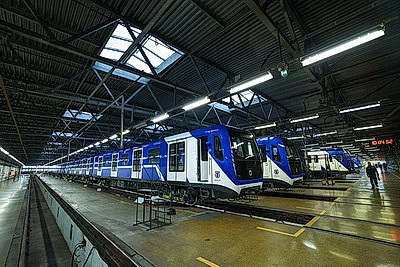 Новые поезда выйдут на Автозаводскую линию минского метро в декабре