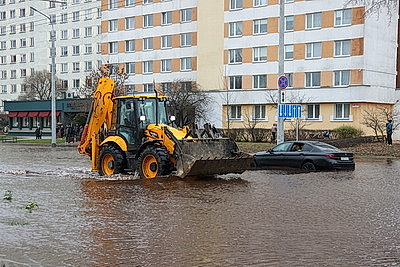 В Минске строительной организацией поврежден трубопровод