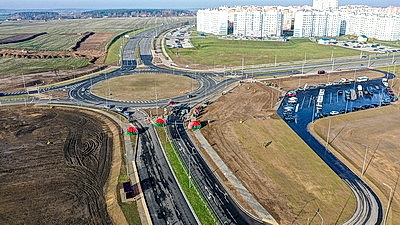 В молодежном микрорайоне Гродно открыли дорогу после реконструкции