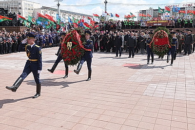 \"Шествие поколений\", военный парад, интерактивные площадки. В Витебске отмечают День Победы