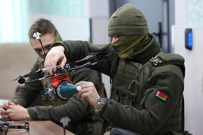 В Военной академии прошли одни из первых занятий по управлению БЛА