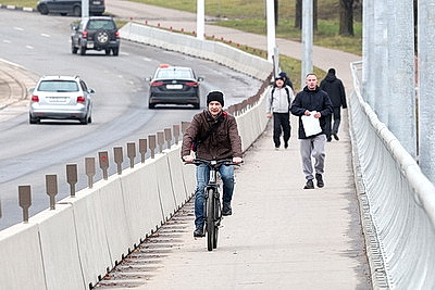 В Витебске после капитального ремонта открыли движение по Юбилейному мосту