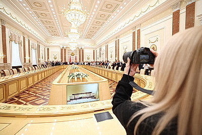 Во Дворце Независимости на экскурсии побывали представители ГТК